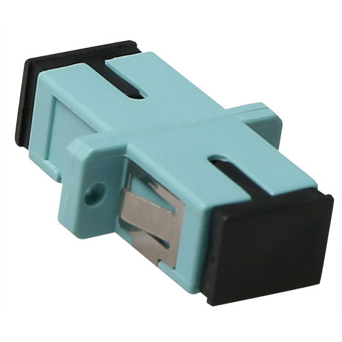 Adaptador de fibra óptica SC-SC Simplex OM3