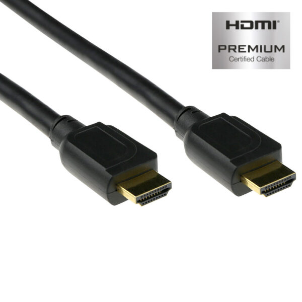 Cable HDMI certificado High Speed Ethernet Macho/Macho - 1.5m