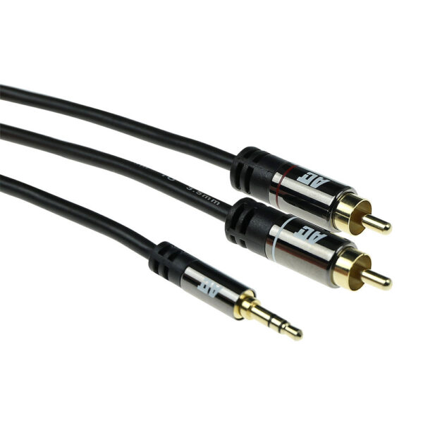Cable Jack Audio Estéreo HQ 2x RCA Macho/Macho - 10m