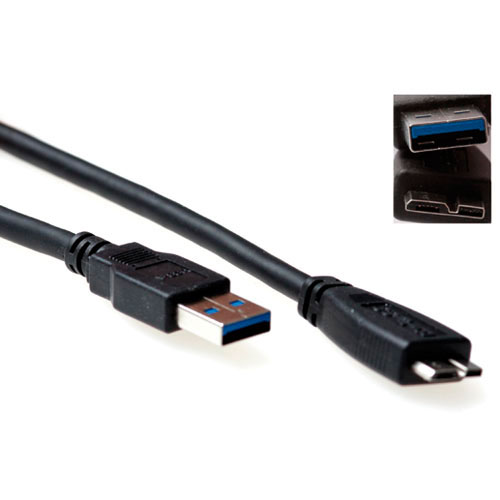 Cable USB 3.0 a Micro USB Macho/Macho - 0.5m