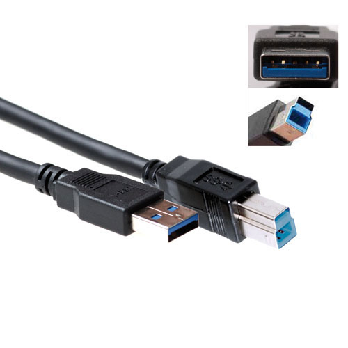 Cable USB 3.0 a USB B Macho/Macho - 3m