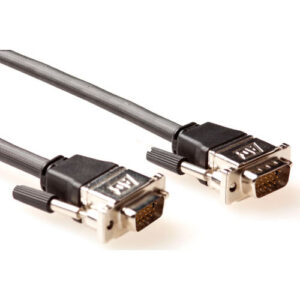 Cable VGA Alto Rendimiento Macho/Macho Conector Metálico - 5m