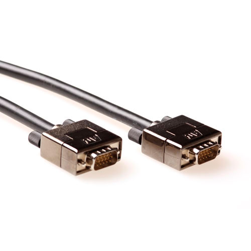 Cable VGA Alto Rendimiento Macho/Macho Conector Metálico - 7m
