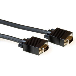 Cable VGA Alto Rendimiento Macho/Macho Negro - 30m