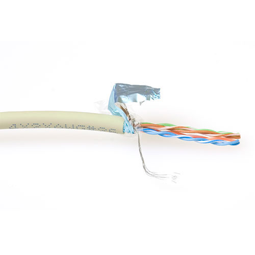 Cable de Red CAT5E F/UTP LSZH flexible Marfil - 100m