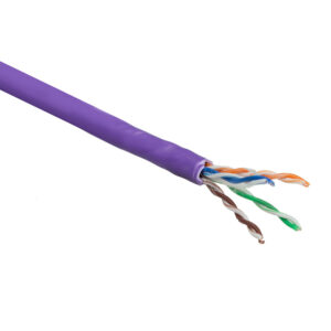 Cable de Red CAT6 U/UTP Snagless LSZH Violeta - 305m
