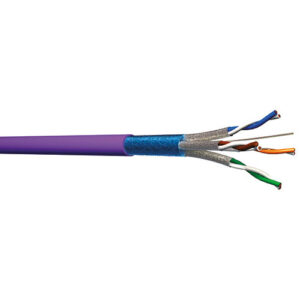 Cable de Red CAT6A F/FTP Sólido LSZH Violeta- 500m