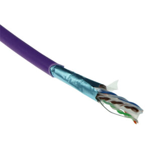 Cable de Red CAT6A F/UTP Sólido PVC Violeta - 500m