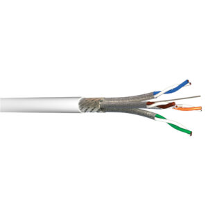 Cable de Red CAT6A S/FTP Sólido LSZH Blanco - 500m