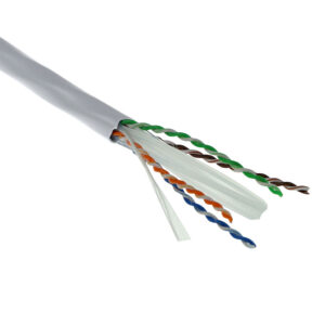 Cable de Red CAT6A U/UTP Sólido PVC Gris - 500m