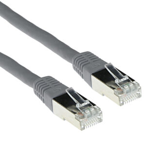 Cable de Red RJ45 CAT6 S/FTP Snagless LSZH Gris - 0.25m