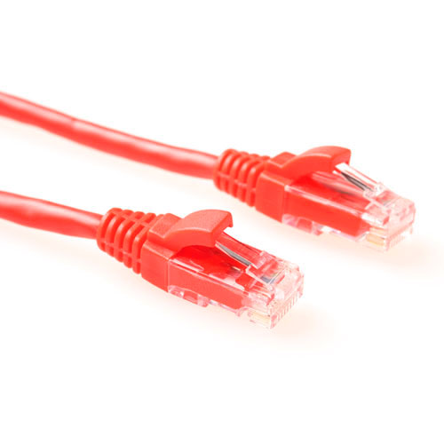 Cable de Red RJ45 CAT6 U/UTP Component Level Rojo - 10m