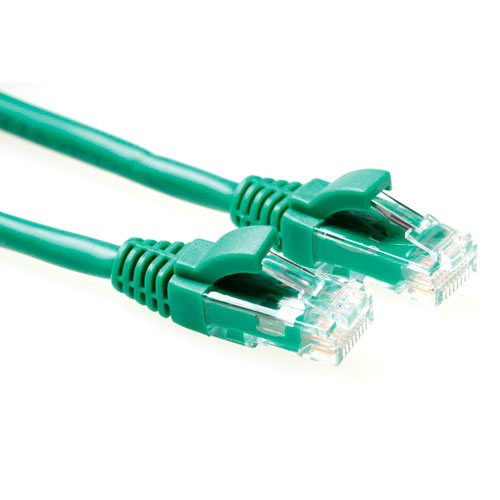Cable de Red RJ45 CAT6 U/UTP Component Level Verde - 0.5m