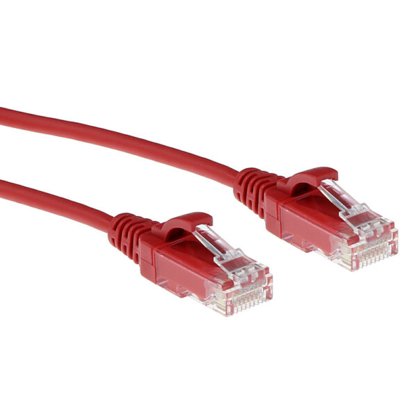 Cable de Red RJ45 CAT6 U/UTP LSZH Rojo - 1.5m