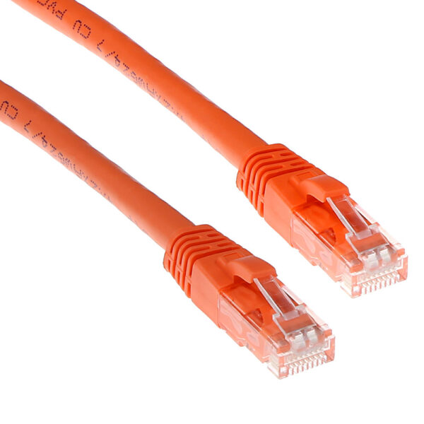Cable de Red RJ45 CAT6 U/UTP snagless Naranja - 1.5m
