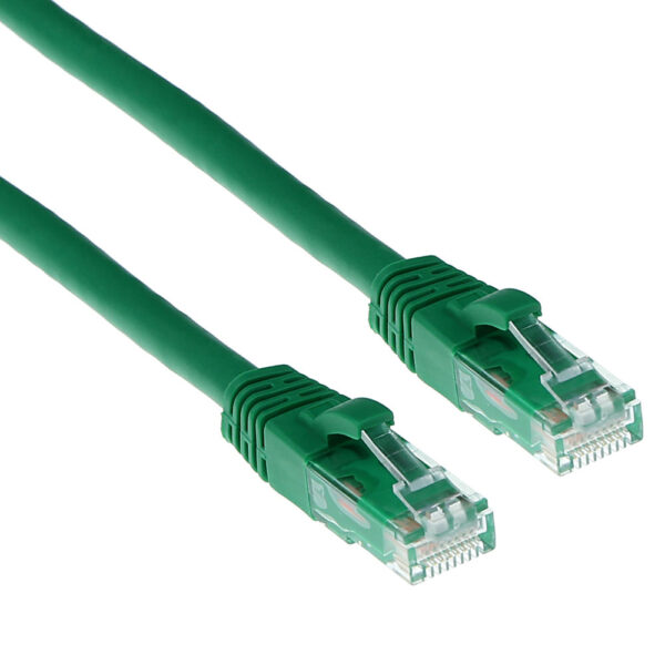Cable de Red RJ45 CAT6 U/UTP snagless Verde - 0.5m