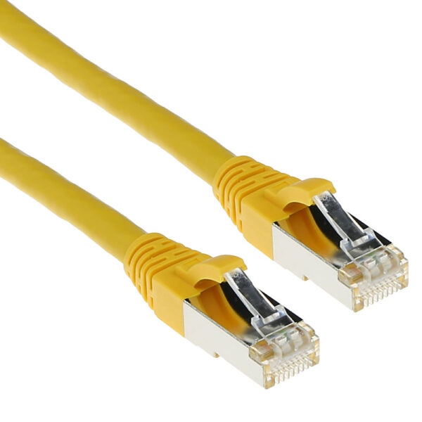 Cable de Red RJ45 CAT6A S/FTP Snagless Amarillo - 10m