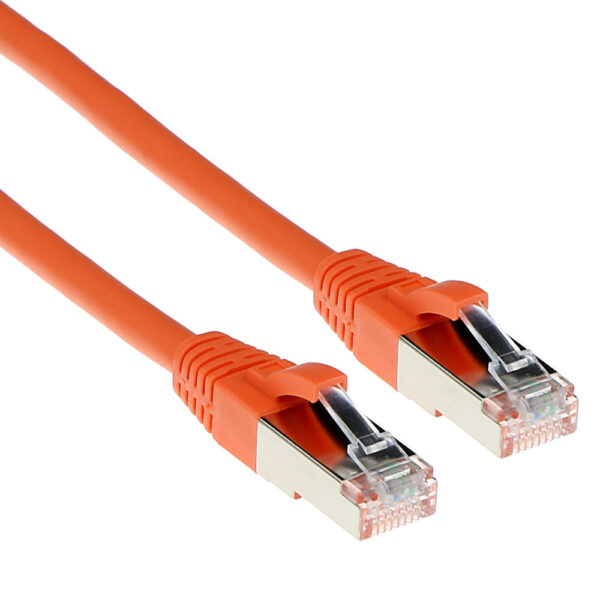 Cable de Red RJ45 CAT6A S/FTP Snagless Naranja - 15m