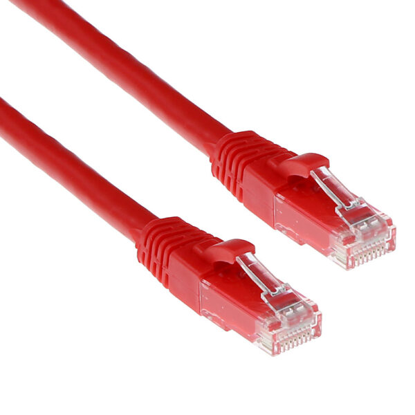 Cable de Red RJ45 CAT6A U/UTP snagless Rojo - 0.5m