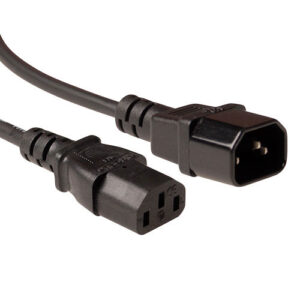 Cable de alimentación C13 a C14 LSZH Negro - 1.8m