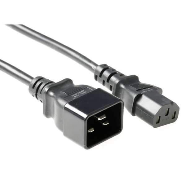 Cable de alimentación C13 a C20 - 2m