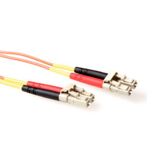 Cable de fibra óptica 50/125 OM2 Multimodo Dúplex LSZH Conector LC/LC - 10m