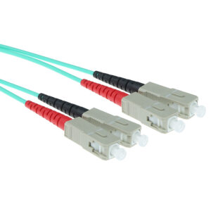 Cable de fibra óptica 50/125 OM3multimodo Dúplex LSZH Conector SC - 5m