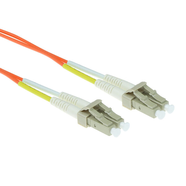 Cable de fibra óptica 62.5/125 OM1 Multimodo Dúplex LSZH Conector LC - 50m
