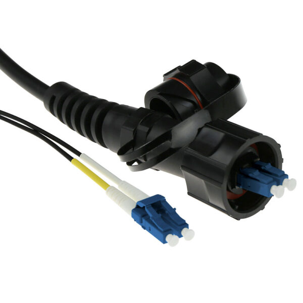 Cable de fibra óptica 9/125 Monomodo Dúplex LC (IP67) a LC - 50m