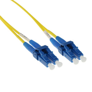 Cable de fibra óptica 9/125 OS2 Monomodo Dúplex LSZH Conector Corto LC - 10m