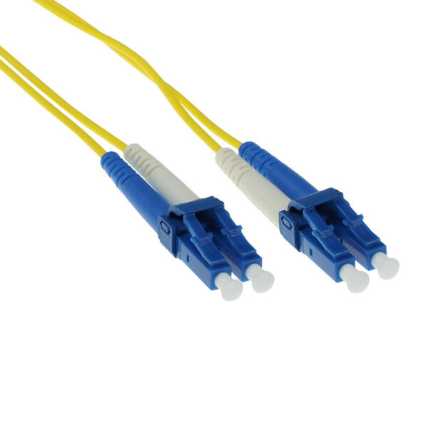 Cable de fibra óptica 9/125 OS2 Monomodo Dúplex LSZH Conector LC - 0.5m