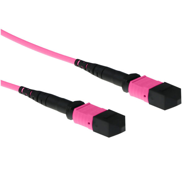 Cable de fibra óptica Multimodo 50/125 OM4 polaridad A Conector hembra MTP - 12m