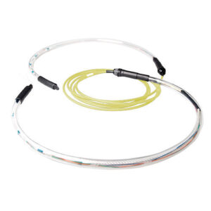 Cable de fibra óptica de 4 fibras 9/125 OS2 Monomodo interior/exterior Conector LC - 110m