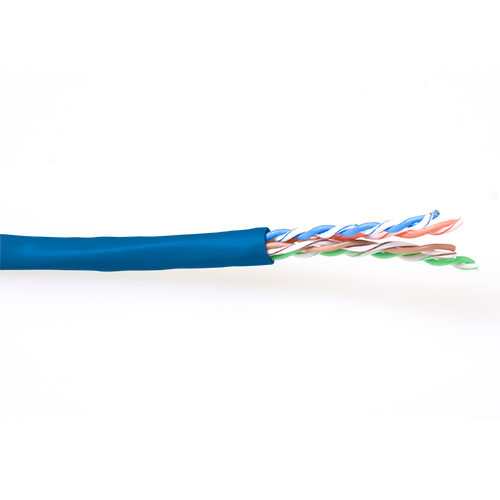 Cable de par trenzado CAT6 U/UTP PVC Azul - 100m