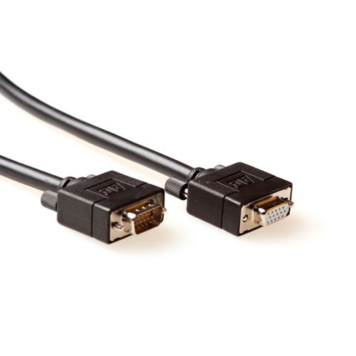 Extensor Cable VGA Alto Rendimiento Macho/Hembra - 1.8m