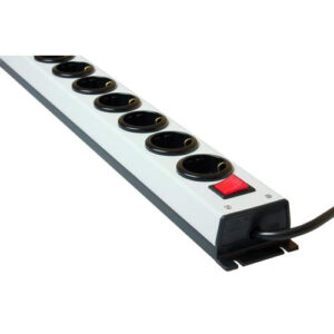 Kaiser Regleta Kaiser de alimentación con interruptor. 10x Schuko