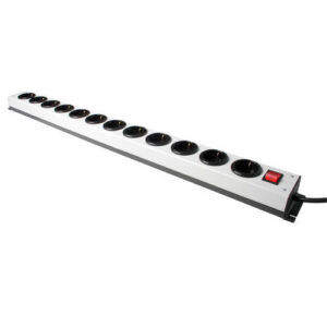 Kaiser Regleta Kaiser de alimentación con interruptor. 12x Schuko