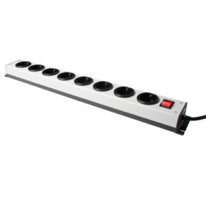 Kaiser Regleta Kaiser de alimentación con interruptor. 8x Schuko