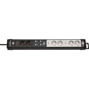 regleta de enchufes Premium-Line con 6 tomas inteligente (control por App o voz) - 1.5m